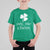 Funny Irish Pog Mo Thoin T Shirt For Kid St Patrick's Day Gaelic Saying Shamrock