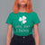 Funny Irish Pog Mo Thoin T Shirt For Women St Patrick's Day Gaelic Saying Shamrock