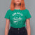 Funny Kiss Me I'm Irish St Patricks Day T Shirt For Women Vintage Shamrock