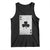 Funny St Patrick's Day Shamrock Clubs Poker Card Tank Top