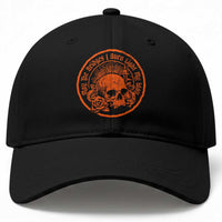 May The Bridges I Burn Light My Way Baseball Cap Gothic Skull