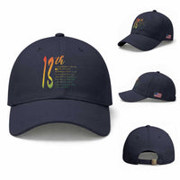 13th Amendment of U.S. Constitution Baseball Cap Juneteenth Black History