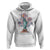 Funny America France Heritage Month Hoodie Statue of Liberty With Croissant - Wonder Print Shop