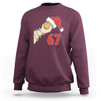 Funny Christmas Silly Goose 67 Meme Festive Holiday Sweatshirt - Wonder Print Shop