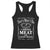 Funny Grilling BBQ Racerback Tank Top That's What I Do I Smoke Meat And I Know Things Father's Day