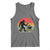 Funny Retro Bigfoot Grilling BBQ Chef Tank Top