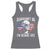 Funny George Washington Racerback Tank Top Handsome No I'm George-ous 4th Of July American Flag