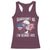 Funny George Washington Racerback Tank Top Handsome No I'm George-ous 4th Of July American Flag