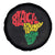 Black History Is American History Spare Tire Cover Vintage Africa Map