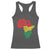 Black History Is American History Racerback Tank Top Vintage Africa Map