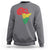 Black History Is American History Sweatshirt Vintage Africa Map