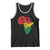 Black History Is American History Tank Top Vintage Africa Map