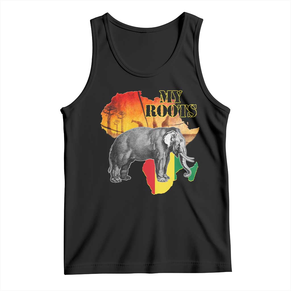 Africa Roots Tank Top My Roots Africa Map Black History Elephant