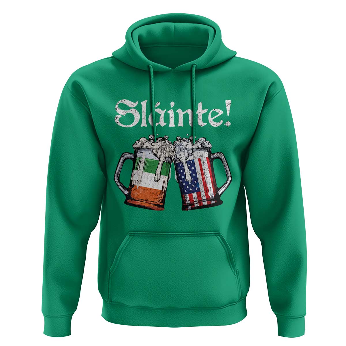 Funny St Patrick's Day Beer Drinking Slainte Hoodie Irish American Beer