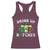 Funny St Patrick's Day Irish Beer Drinking Racerback Tank Top Drink Up Bitches Ireland Flag