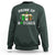 Funny St Patrick's Day Irish Beer Drinking Sweatshirt Drink Up Bitches Ireland Flag