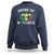 Funny St Patrick's Day Irish Beer Drinking Sweatshirt Drink Up Bitches Ireland Flag