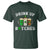 Funny St Patrick's Day Irish Beer Drinking T Shirt Drink Up Bitches Ireland Flag