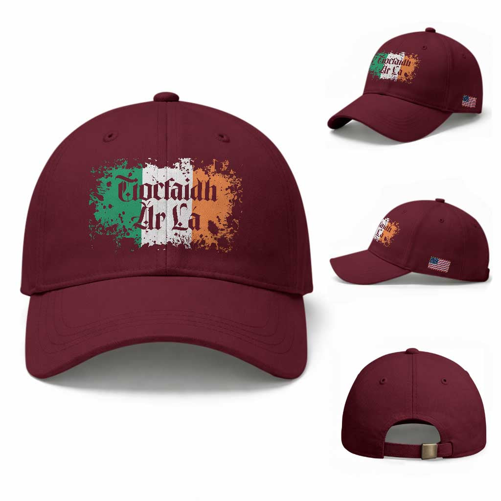 Tiocfaidh Ar La Baseball Cap Vintage Irish Ireland Flag
