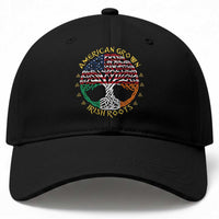 American Grown With Irish Roots Baseball Cap Irish American Tree