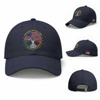 American Grown With Irish Roots Baseball Cap Irish American Tree