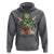 Funny St Patrick's Day Highland Cow Shamrock Hoodie