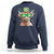 Funny St Patrick's Day Highland Cow Shamrock Sweatshirt