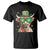 Funny St Patrick's Day Highland Cow Shamrock T Shirt