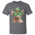 Funny St Patrick's Day Highland Cow Shamrock T Shirt