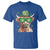 Funny St Patrick's Day Highland Cow Shamrock T Shirt