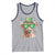 Funny St Patrick's Day Highland Cow Shamrock Tank Top