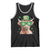 Funny St Patrick's Day Highland Cow Shamrock Tank Top