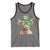 Funny St Patrick's Day Highland Cow Shamrock Tank Top