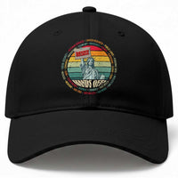 Funny Hands Off Baseball Cap Resist Vintage Statue Of Liberty
