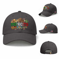 Funny Mexican Dad Papacito Baseball Cap Cinco De Mayo Golden Eagle Sombrero