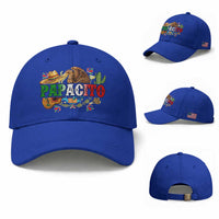 Funny Mexican Dad Papacito Baseball Cap Cinco De Mayo Golden Eagle Sombrero