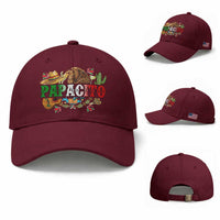 Funny Mexican Dad Papacito Baseball Cap Cinco De Mayo Golden Eagle Sombrero