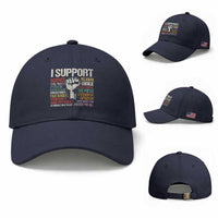 I Support Progressive Liberal Human Rights Baseball Cap Vintage Hand Fist