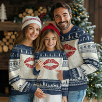 Save The Drama For Your Mama Ugly Christmas Sweater Retro 90s Sitcom
