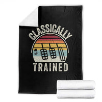 Classically Trained Car Throw Blanket Funny Manual Transmission Driver