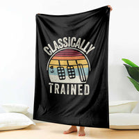 Classically Trained Car Throw Blanket Funny Manual Transmission Driver