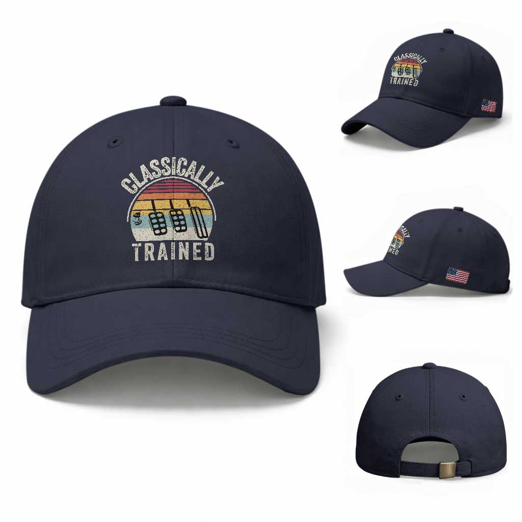 Classically Trained Car Baseball Cap Funny Manual Transmission Driver