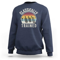 Classically Trained Car Sweatshirt Funny Manual Transmission Driver