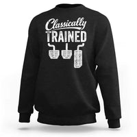 Classically Trained Manual Car Sweatshirt Pedals Driving Humor