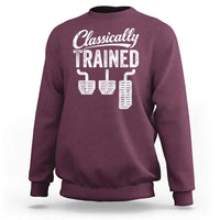 Classically Trained Manual Car Sweatshirt Pedals Driving Humor