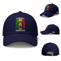 Proud Rasta Dad Baseball Cap Rastafarian Jamaica Father's Day