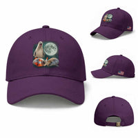 Funny Neil The Seal Howling at Moon 90s Retro Baseball Cap