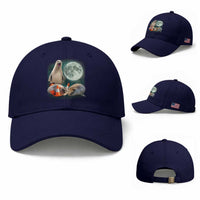 Funny Neil The Seal Howling at Moon 90s Retro Baseball Cap