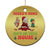 Funny Xmas Naughty Santa Christmas Ornament There's Some Ho's In This House Elf Reindeers - Wonder Print Shop