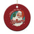 Funny Xmas Retro Santa Christmas Ornament Nothing For You Whore Middle Finger - Wonder Print Shop